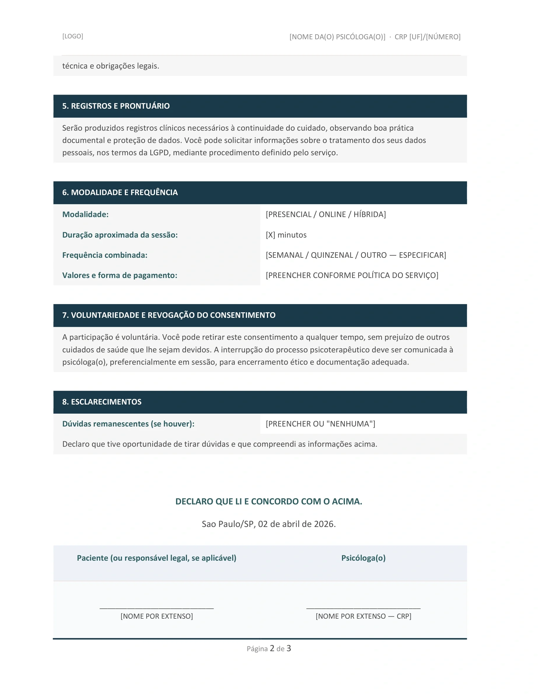 Termo de Consentimento 2